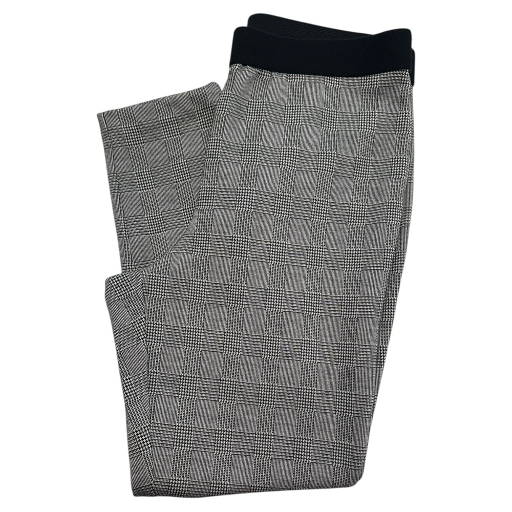 Talbots | Women’s Petite Knit Slim Glen Plaid Ankle Leggings Pants Size 12P NWOT